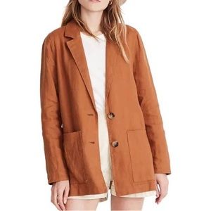 Madewell linen Dorset blazer